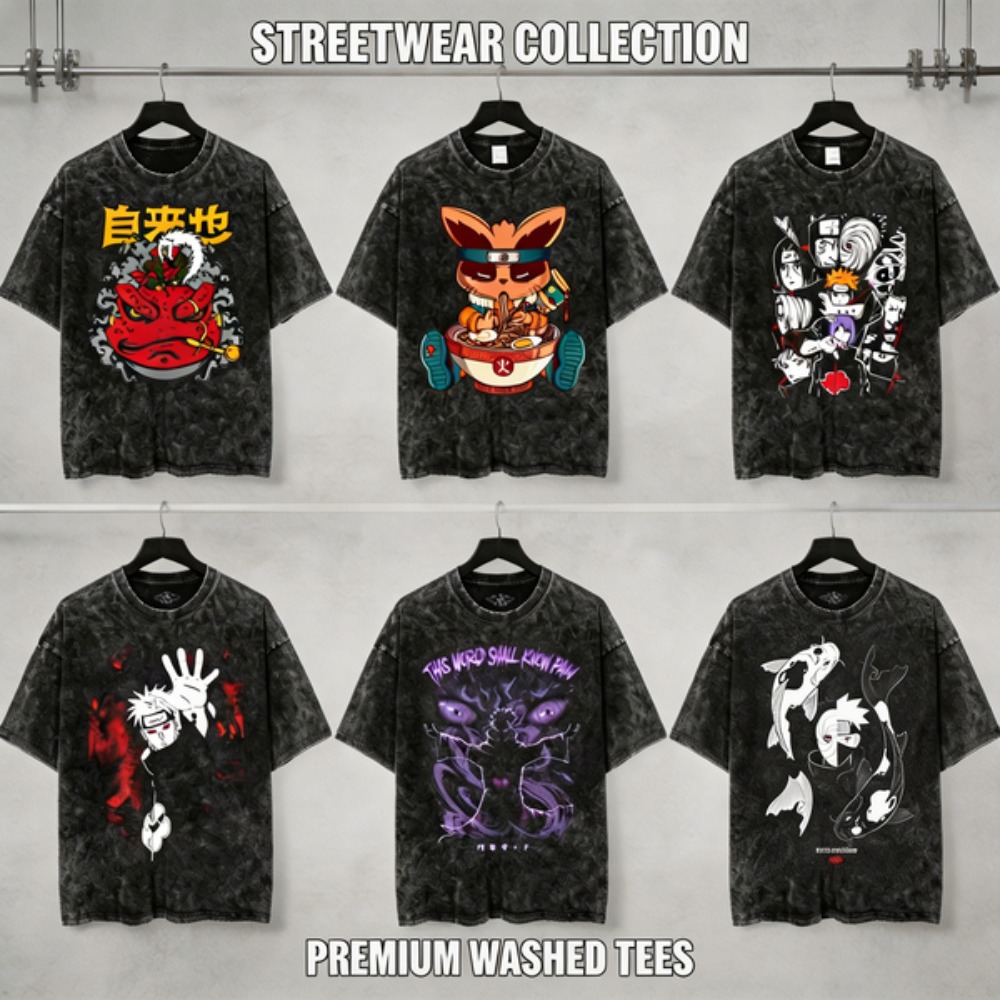 Camiseta Naruto com lavagem de - Acid Wash Vintage Graphic T Shirt avaliação e preço