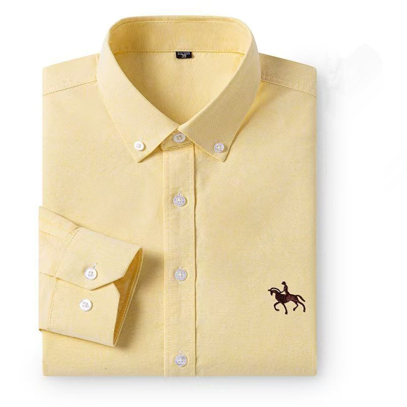 Camisas Oxford masculinas 100% - Oxford Cotton Casual Shirt Business avaliação e preço