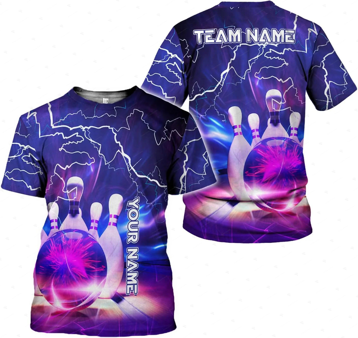 Nome personalizado gradiente b - Short Sleeve Bowling Shirt Retro avaliação e preço