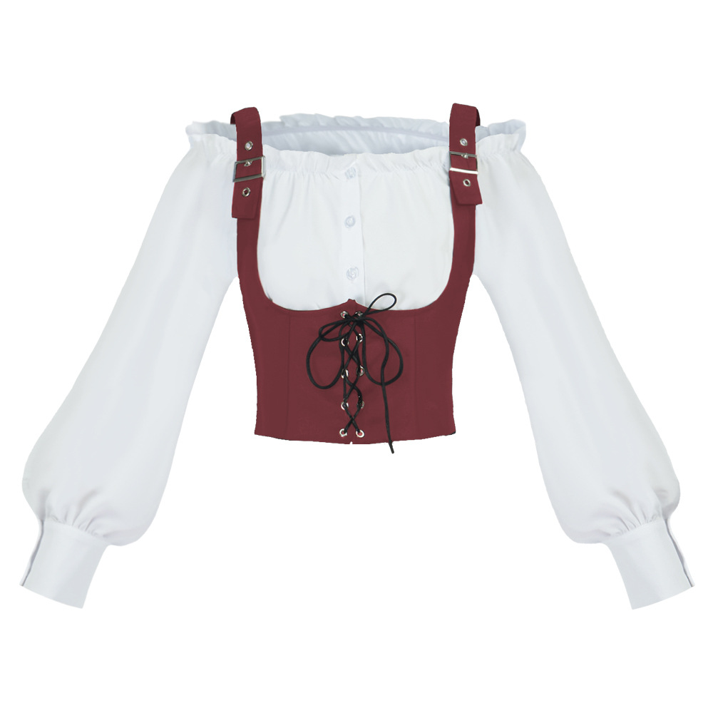 Blusa feminina de estilo retrô - Shirts avaliação e preço
