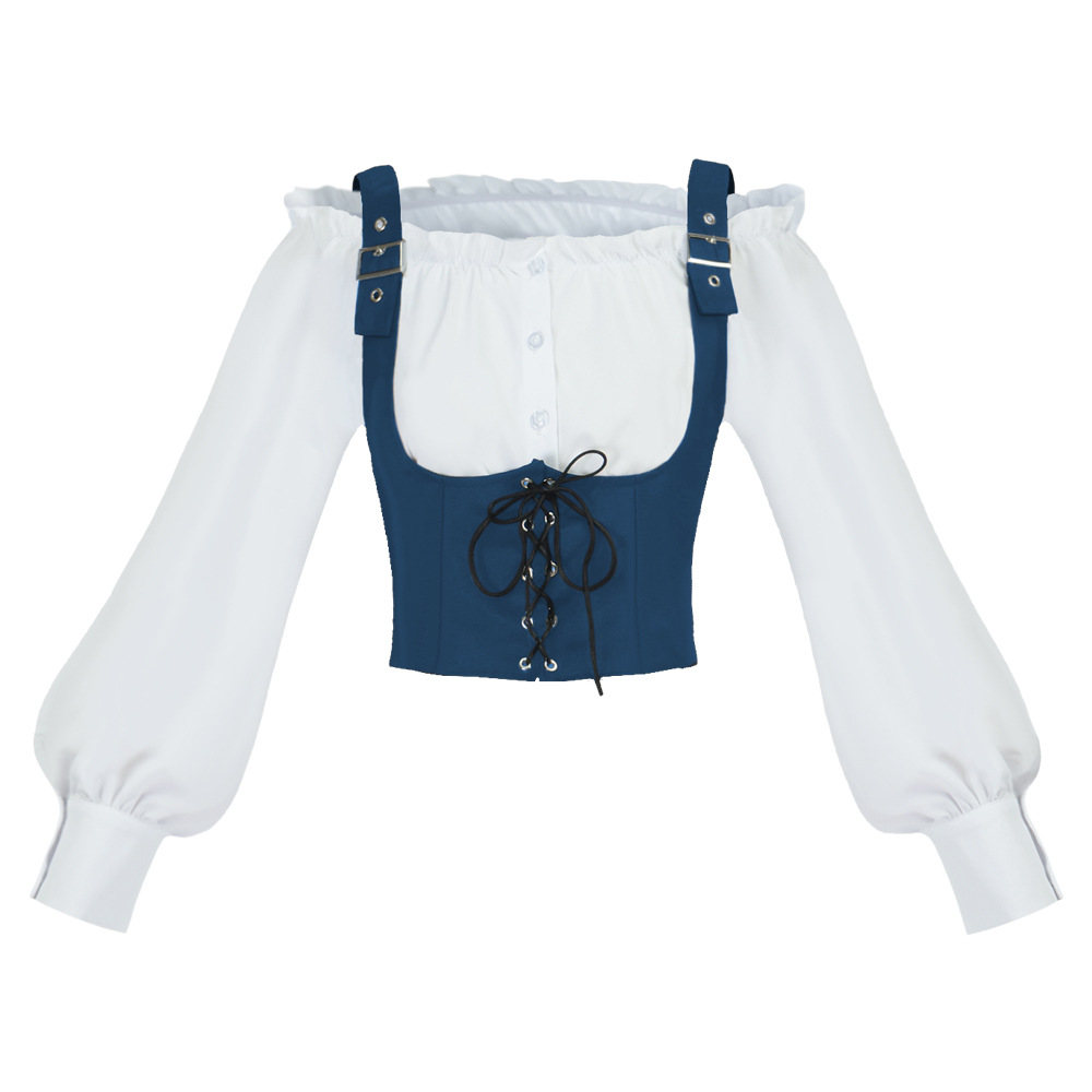 Blusa feminina de estilo retrô - Shirts avaliação e preço