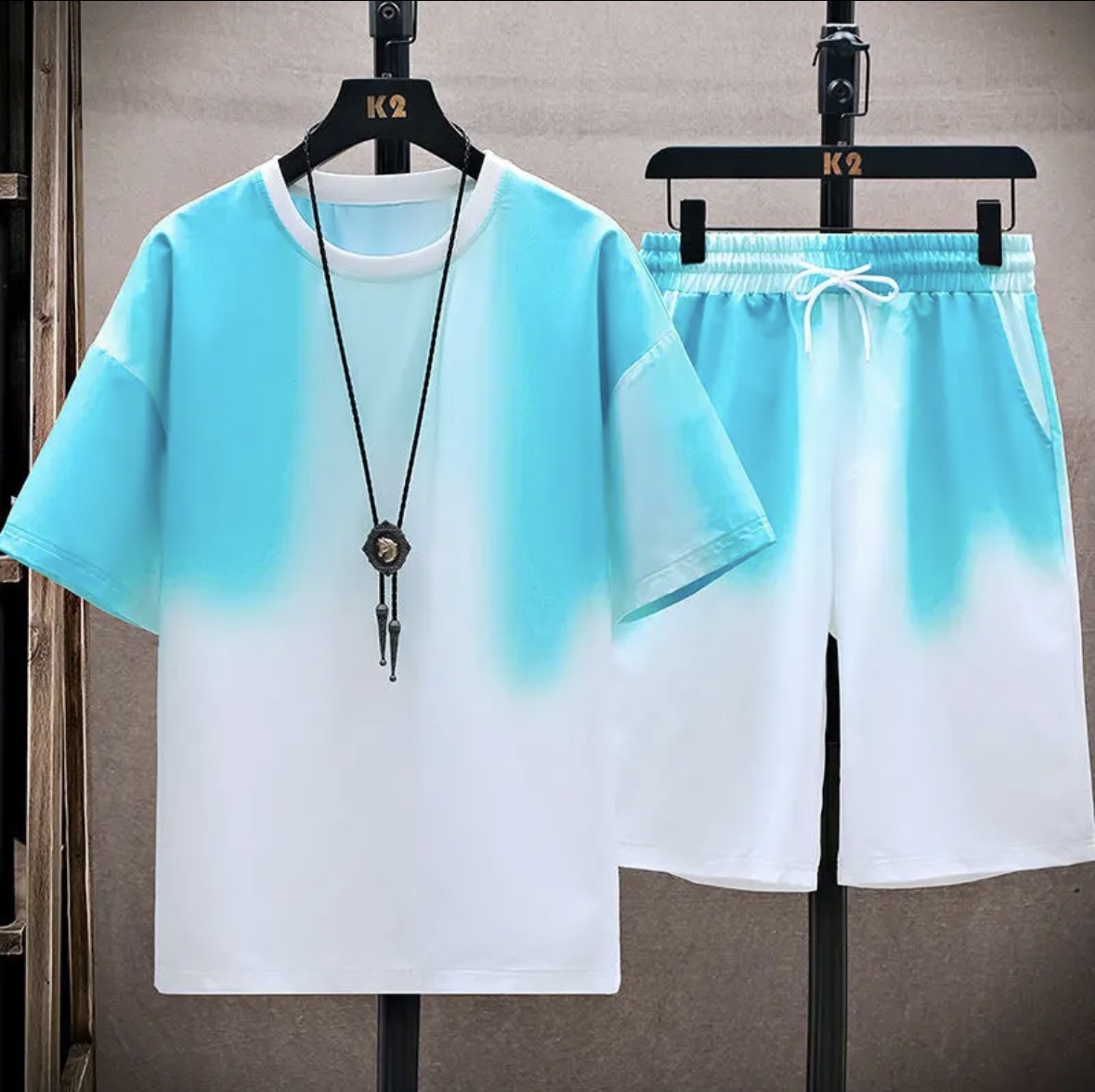 Novo conjunto de verão em seda - Shorts avaliação e preço